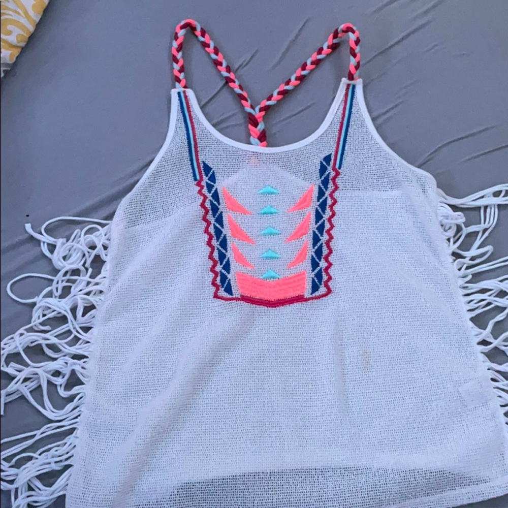 White tank top
